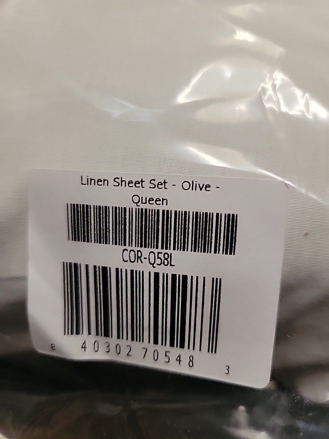 Brooklinen Linen Sheet Set Olive Queen CORQ58L eBay