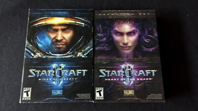 Star Craft 2 pc game box CIB NO Activation Codes ~ Blizzard Game