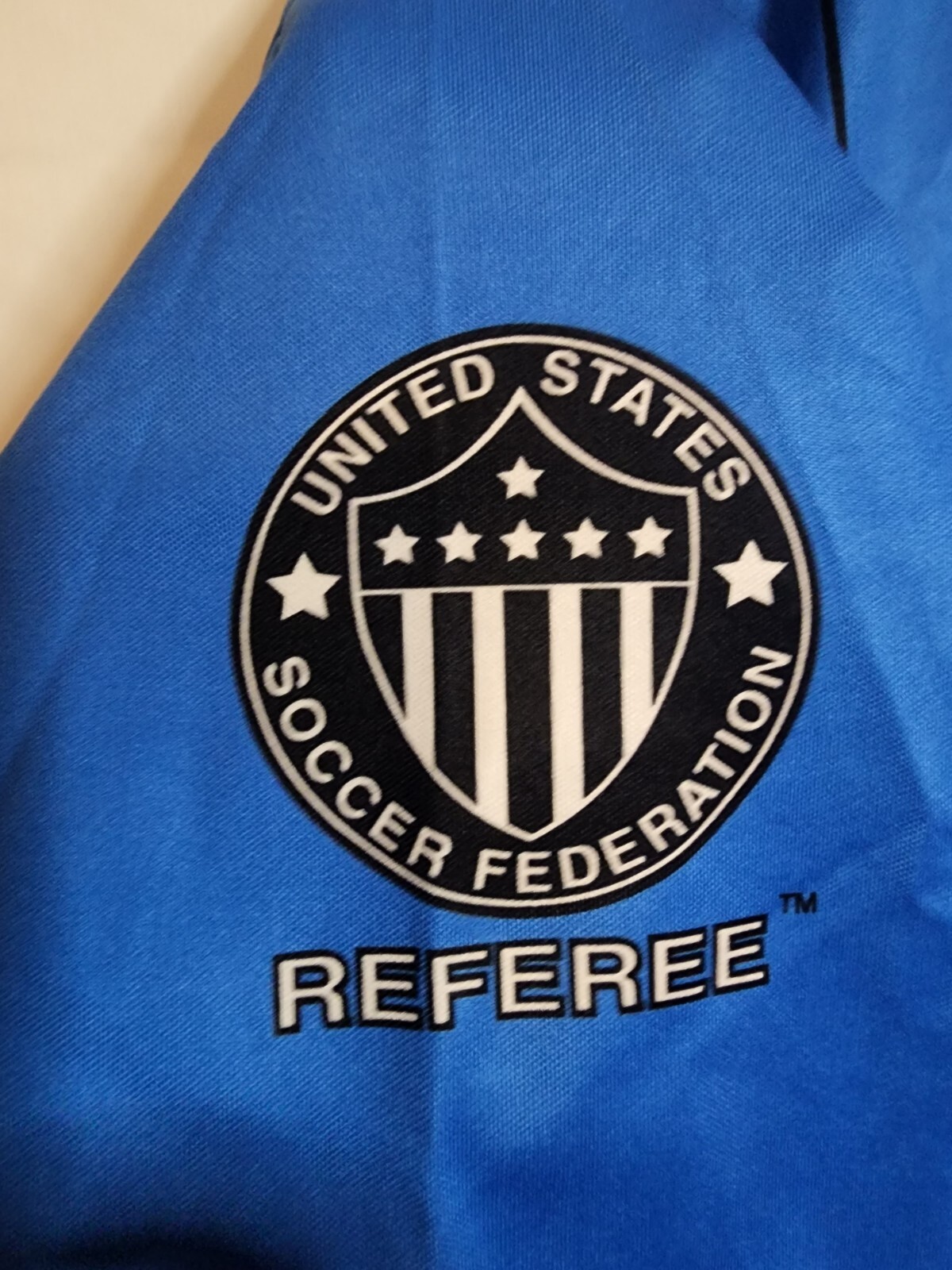 Official Sports USSF Mens XXL Short Sleeve Shirt Blue and Black