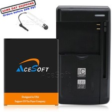 Long Life AceSoft 5070mAh Battery Universal Charger f Samsung Galaxy J7 SM-J700T