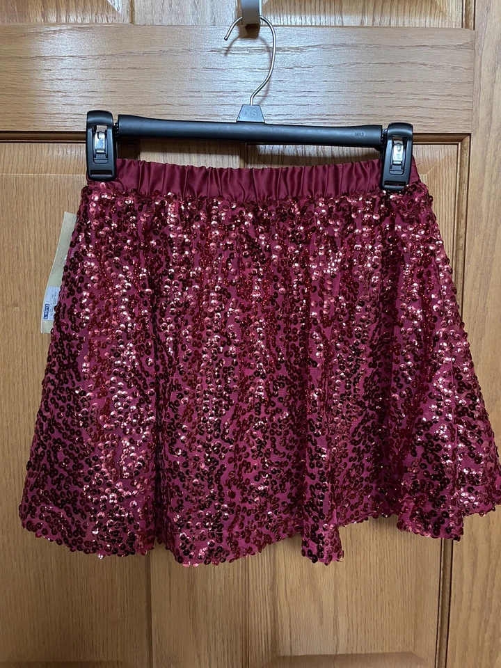 Cherokee Red Sequin Skirt - Girls L 10/12 NWT - Image 2 of 3