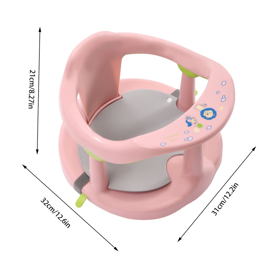 Bright Decor Baby Bath Tub Ring Seat Infant Toddler Safety Chair Anti