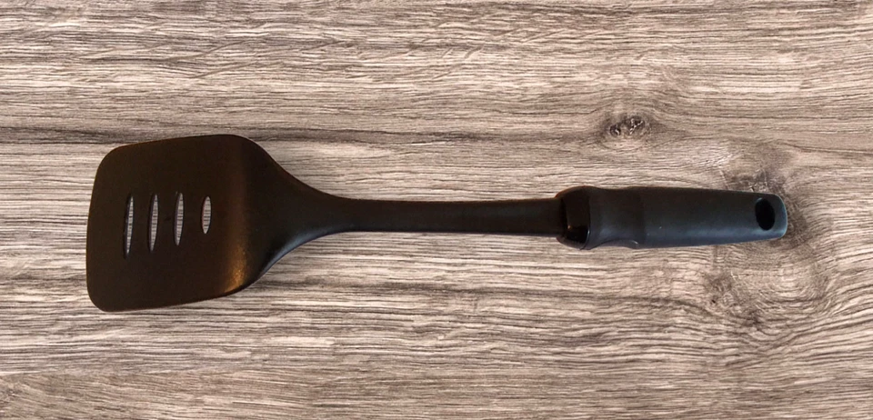 Good Cook 14" Nylon Slotted Spatula Black flipper kitchen tool utensil - Image 2 of 2