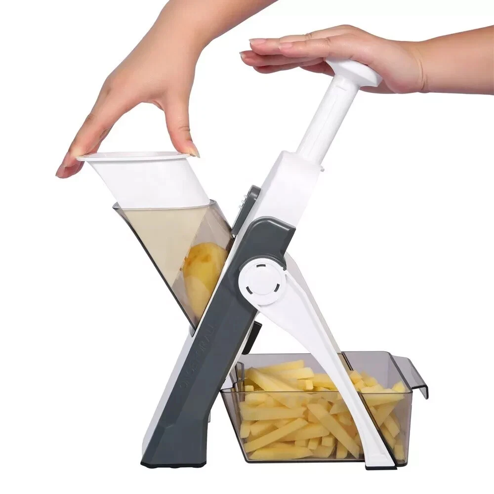 Safe Mandoline Slicer 5 in 1 Vegetable Chopper Food Potato Cutter
Opens in a new window or tab