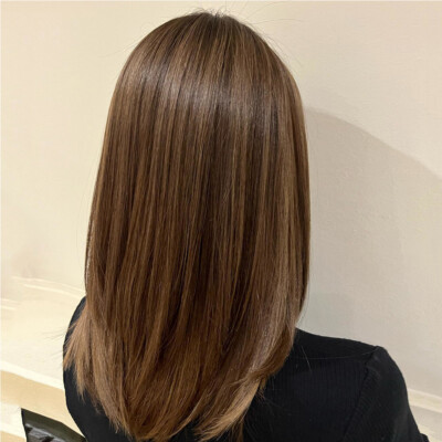 Human Hair Lace Front Wigs Ombre Highlight Brown 13x4 Lace Front Wig