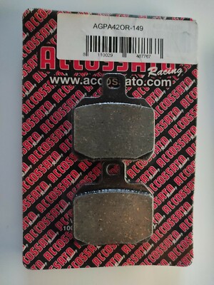 1x Accossato Brake Pads AGPA42OR Aprilia Ducati Indian KTM 50,9x53,9x7,3mm