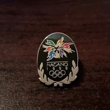 Vintage 1998 Nagano Winter Olympics Lapel Hat Pin