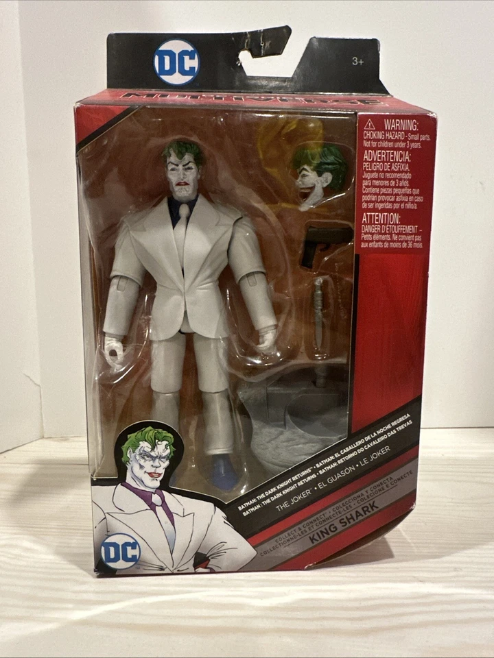 DC COMICS MULTIVERSE THE JOKER BATMAN 6" FIGURE KING SHARK BAF NEW MATTEL - Image 1 of 4