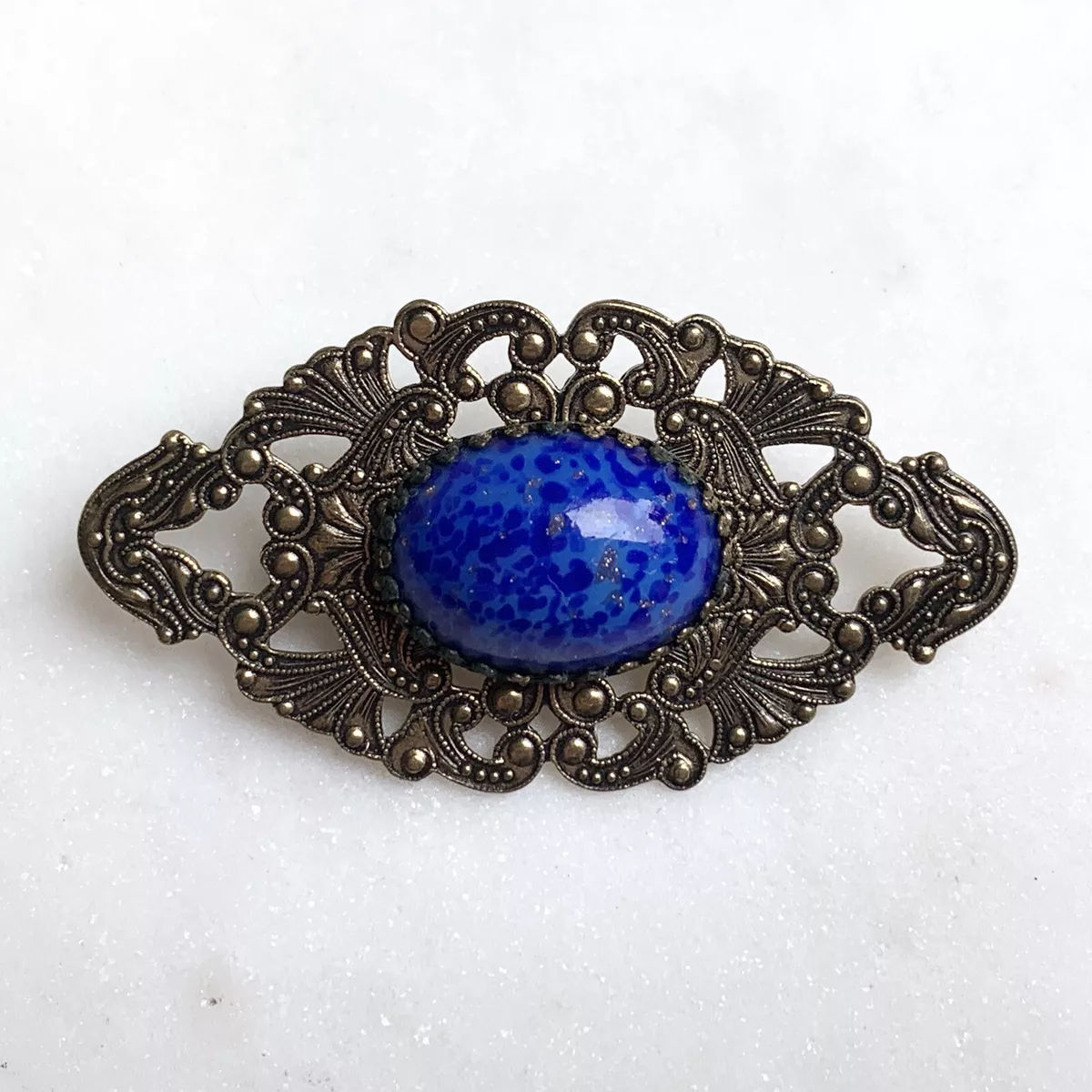 Lapis brooch on sale