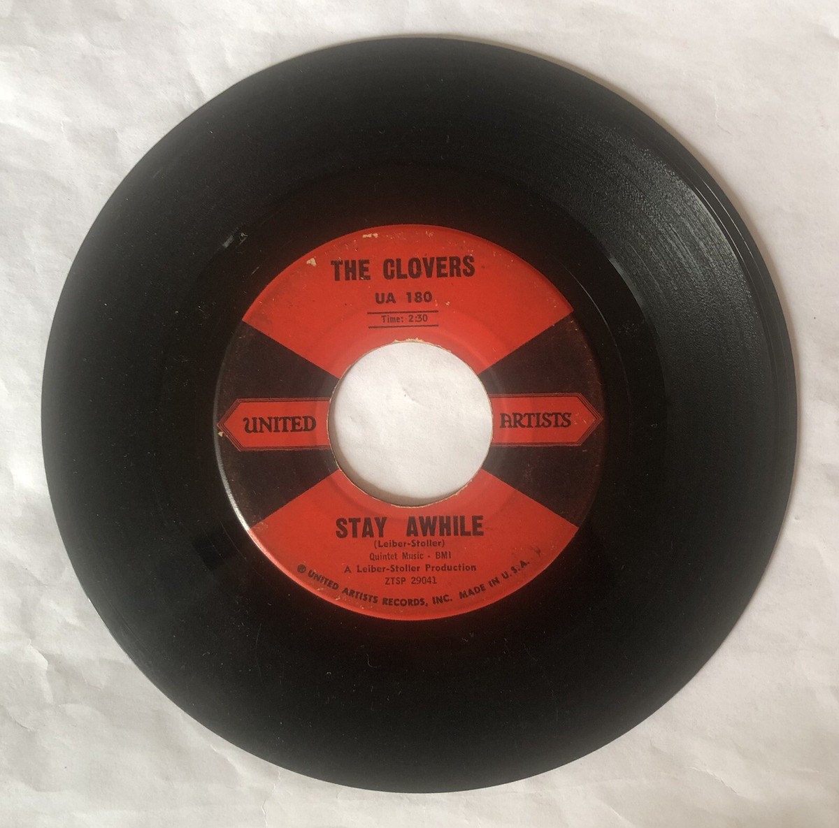 The Clovers - Love Potion No. 9 / Stay Awhile 45 RPM United