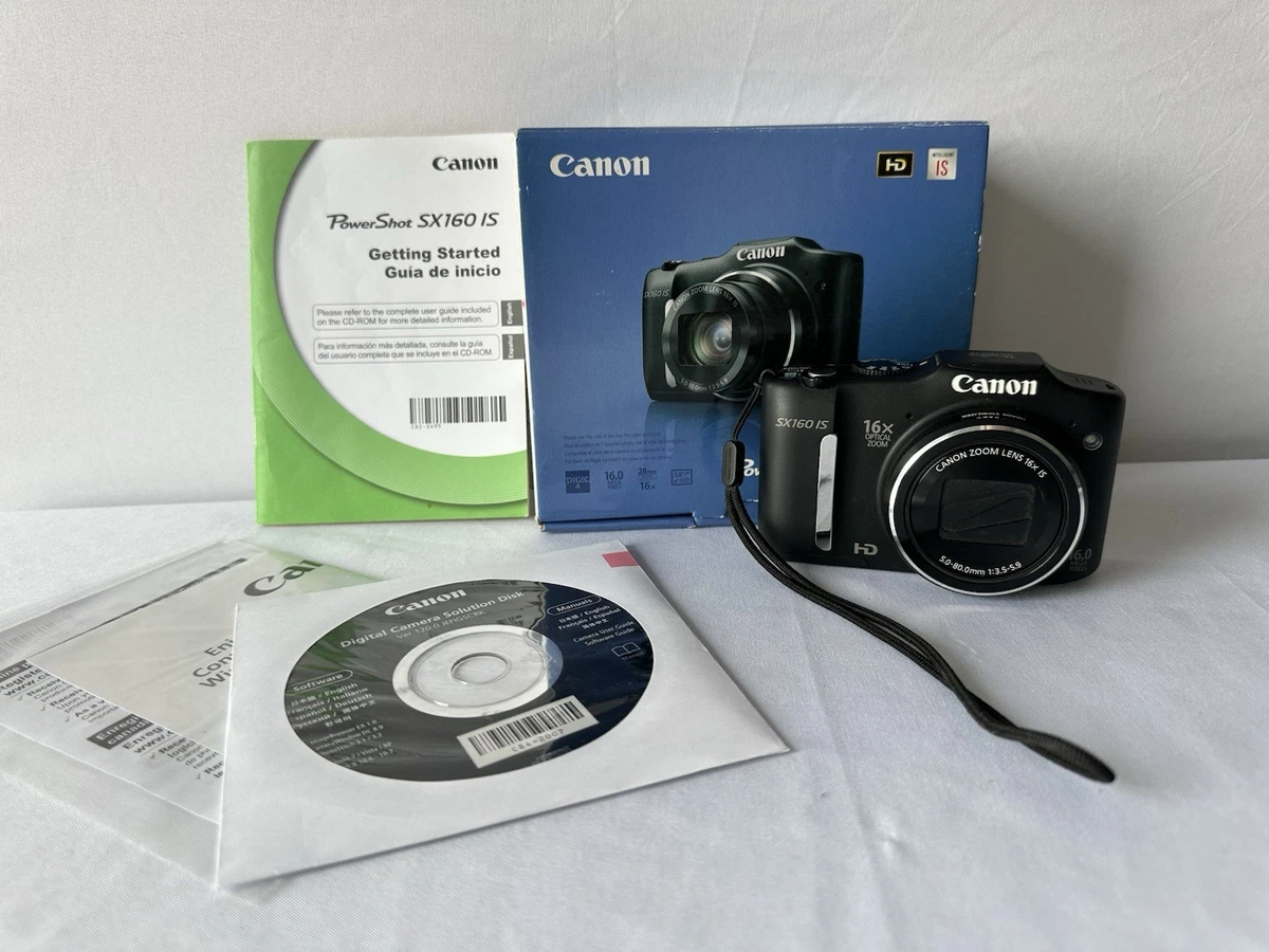 Preços baixos em Canon PowerShot SX160 IS Câmeras Digitais | eBay