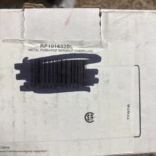 Delta RP101632BL Push Pop Up Drain without Overflow and Metal Tail Piece