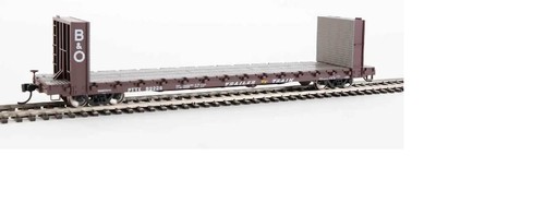 Walthers escala HO Pullman mampara estándar Flatcar 60' Bd Flt B&O TTX 910-5813 | Zustand: New
