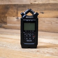 Zoom H4N Pro All Bllack Digital Handheld Recorder Multitrack H4-N H-4N U266862