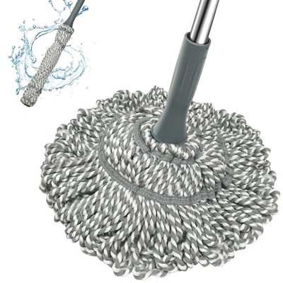 Self Wringing Mop - Easy Squeeze Twist Mop with 52.5 Inch Long Handle, Heavy