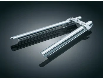 Cubiertas de cuadro de tubo descendente Kuryakyn 7853 Harley Softail 2000-2006 49-7106 0504-0078 Foto 3 de 4