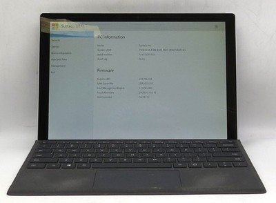 Microsoft Surface Pro  1796 | i5-4300U | 4GB RAM | 256GB SSD | No OS