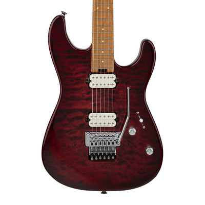 Charvel Pro-Mod Plus San Dimas Style 1 HH FR CM Electric Guitar - Sangria Burst