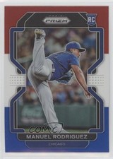 2022 Panini Prizm Tier II Red White & Blue Prizm Manuel Rodriguez #153 0b2