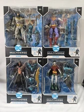McFarlane Toys DC Multiverse Dark Nights Metal The Merciless BAF Series Set Of 4