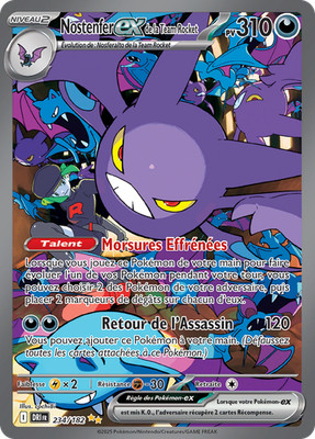 Pokemon Karte Nostenfer-ex von Team Rocket 234/182 Alternative Rivalitäten Desti