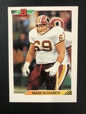 1992 Bowman #64 Mark Schlereth Washington Redskins