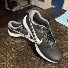 Nike Air Victory Pro 3 Golf Shoes Black White Gray Mens Size 11.5 NEW