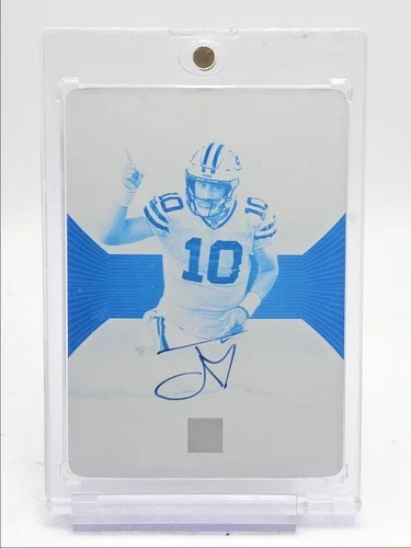 JORDAN LOVE 2023 IMPECCABLE VIBE SIGNATURES PRINTING PLATE AUTO 1/1 Q2167