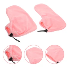 Wax Therapy Foot Covers Cotton Plush for Paraffin Foot Wraps