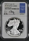2023-W 1 oz American Silver Eagle NGC PF-70 ULTRA CAMEO Moy Signature Label