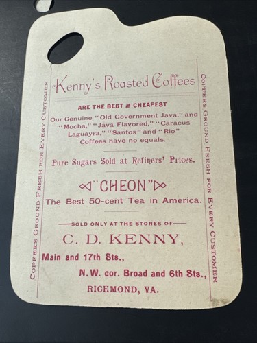2-C D Kenny Tea Dealer Coffee Roaster TRADE CARDS AT-Richmond, VA S439 - Picture 4 of 6