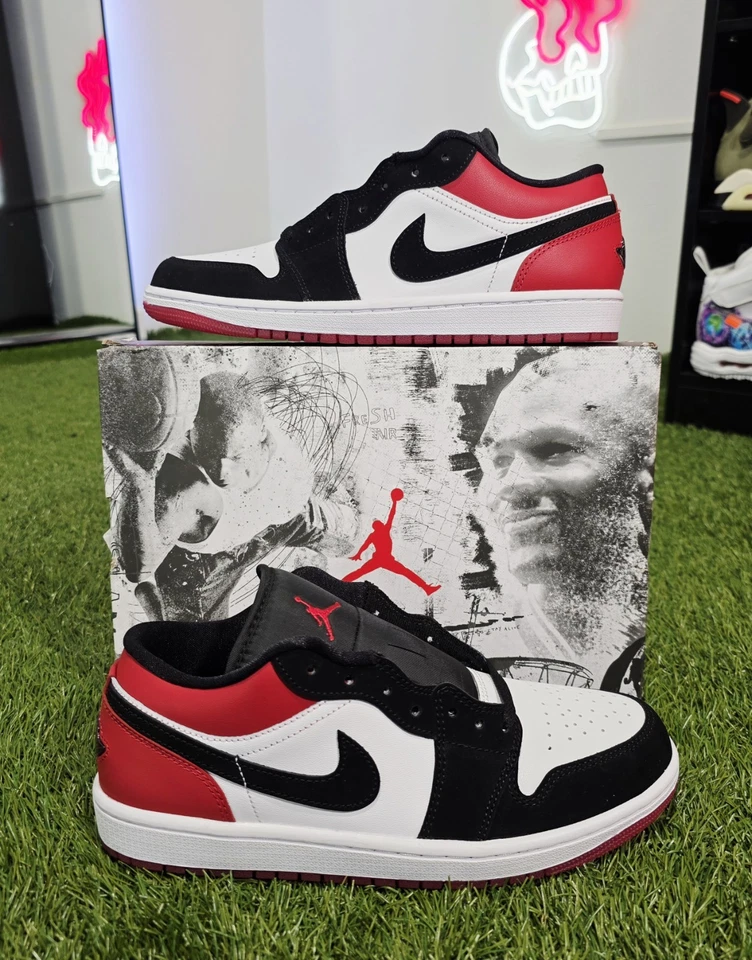 Size 8 - Air Jordan 1 SE Low Black Toe - Authentic - Brand New ✅️ Fast Shipping  - Image 4 of 4