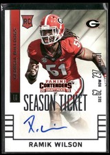 2015 Panini Contenders Draft Picks #241 Ramik Wilson