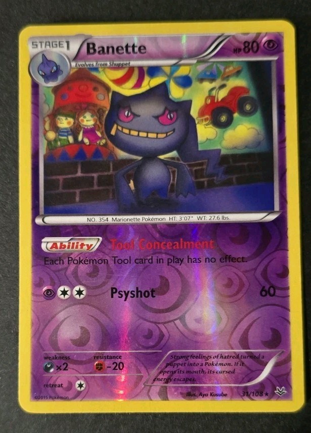 LP Banette  31/108 Reverse Holo XY - Roaring Skies