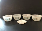 Vintage Fire King Anchor Hocking Blue Heaven Custard Cups Set of 4 EX Cond.