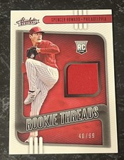 2021 Panini Absolute Baseball Rookie Threads Spencer Howard Red /99