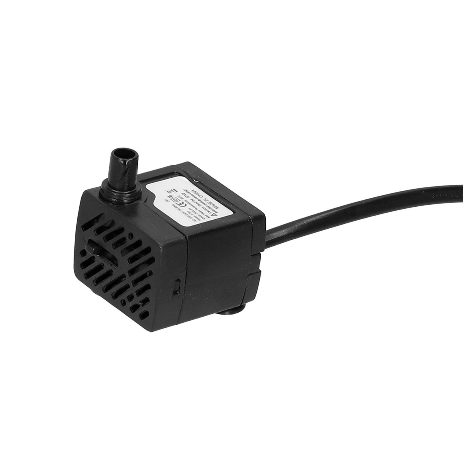 Mini Submersible Pump Anti Dry Fish Tank Mute Water Change Filter 3W 80GPH