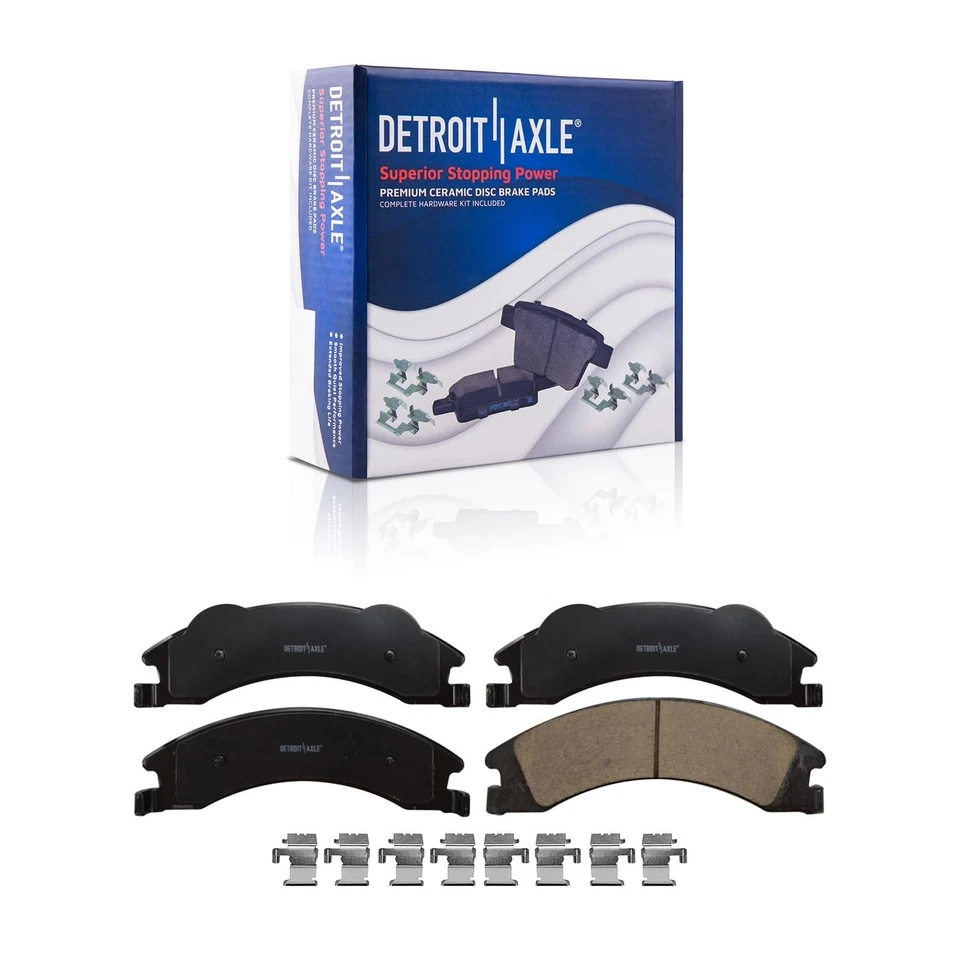 6pc Front & Rear Ceramic Brake Pads for Ford E-150 E-250 E-350 E-450 Super Duty - Image 4 of 4