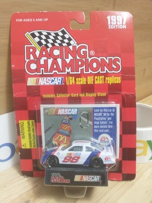 Racing Champions 1/64 NASCAR diecast #98 EA SPORTS NASCAR 98 PROMO CAR 1997 NIP