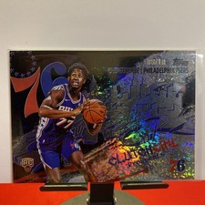 VJ Edgecombe Clutch City Prospects Black 06/10 2025 Topps Basketball 76ers RC