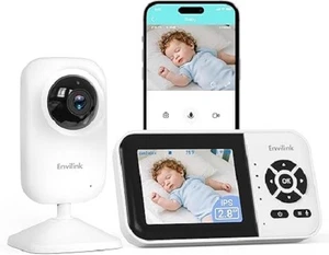 Monitor De Bebe Con Pantalla 2.8 Pulgadas Y Sensor De Temperatura Lujo