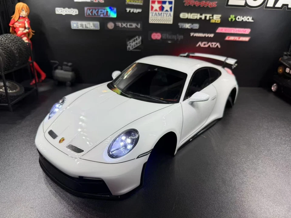 TAMIYA 1/10 Porsche 911 GT3 Body Shell – LED Headlights | Premium Detailing - Image 2 of 4