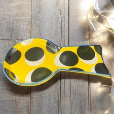 Tabitha Brown Target Stoneware Spoon Rest Ceramic Spoon Holder Spoon Shape Decor