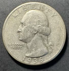 1936-P Silver Washington Quarter (Circulated) - (#2018) Very Fine Condition