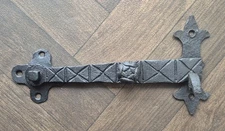 Gothic Cast Iron Latch & Keep (Antique, Ecclesiastical)