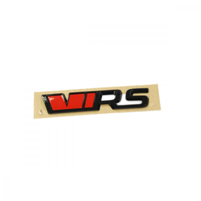 Original Skoda Octavia VRS Schriftzug hinten schwarz Tuning Heckklappe Emblem 