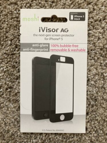Apple iPhone 5, 5s, or 5c Screen Protector by Moshi iVisor Black - Picture 1 of 1