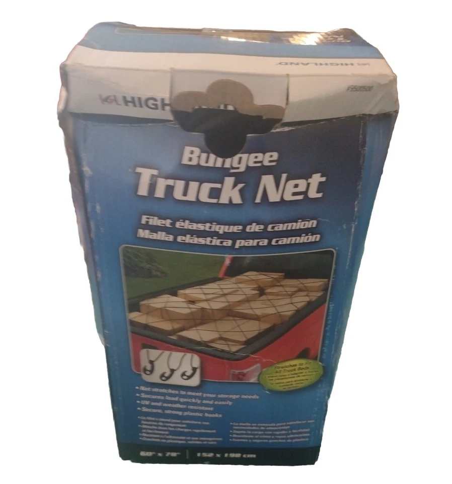 BRAND NEW - HIGHLAND Bungee Truck Net Automotive Fits ALL Truck Beds 60"x78" - Image 2 of 4