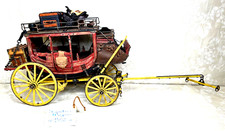 Roy Luttrell Stagecoach Model w/ Accessories & Picture of Buffalo Bill