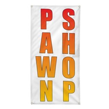 Vertical Vinyl Banner Multiple Sizes Pawn Shop C Business Outdoor